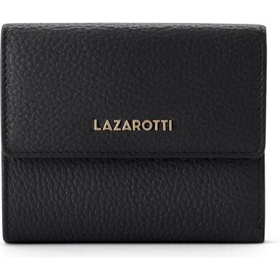 Lazarotti, Damen, Portemonnaie, Bologna Leather Geldbörse Leder 12 cm, Schwarz Lazarotti, Damen, Portemonnaie, Bologna Leather Geldbörse Leder 12 cm, Schwarz