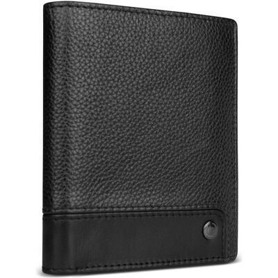 Bugatti Herren, Portemonnaie, Due Geldbörse RFID Schutz Leder 9 cm, Schwarz Bugatti Herren, Portemonnaie, Due Geldbörse RFID Schutz Leder 9 cm, Schwarz