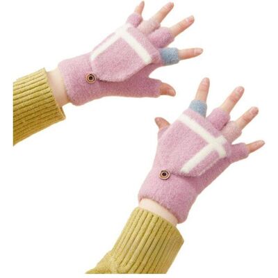 Hurtel, Damen, Handschuhe, Miltenki Winterhandschuhe - rosa, Pink, (One Size) Hurtel, Damen, Handschuhe, Miltenki Winterhandschuhe - rosa, Pink, (One Size)