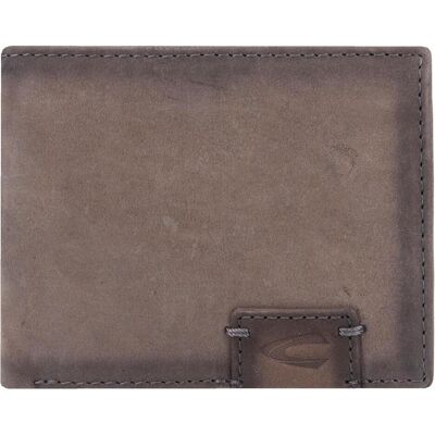 Camel Active, Herren, Portemonnaie, Dallas Geldbörse RFID Schutz Leder 11 cm, Grau Camel Active, Herren, Portemonnaie, Dallas Geldbörse RFID Schutz Leder 11 cm, Grau