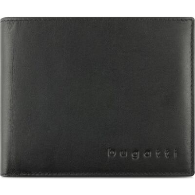 Bugatti Herren, Portemonnaie, Super Slim, Schwarz Bugatti Herren, Portemonnaie, Super Slim, Schwarz