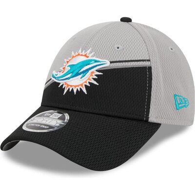 New Era, Herren, Cap, 9Forty Stretch Cap Sideline 2023 Miami Dolphins, Grau, (One Size) New Era, Herren, Cap, 9Forty Stretch Cap Sideline 2023 Miami Dolphins, Grau, (One Size)