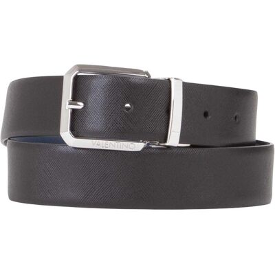 Valentino, Herren, Gürtel, Marnier Pin Buckle Belt, Blau, Schwarz, (95) Valentino, Herren, Gürtel, Marnier Pin Buckle Belt, Blau, Schwarz, (95)