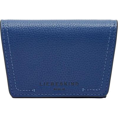 Liebeskind Berlin, Damen, Portemonnaie, Portemonnaie Kompakte Geldbörse aus Rindsleder, Blau Liebeskind Berlin, Damen, Portemonnaie, Portemonnaie Kompakte Geldbörse aus Rindsleder, Blau