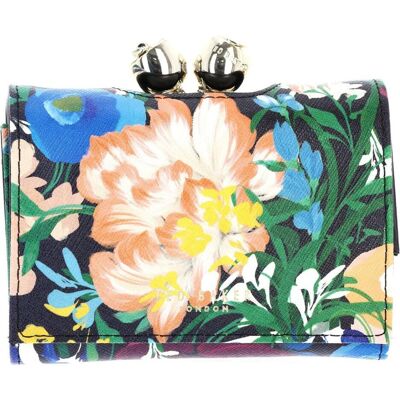 Ted Baker, Damen, Portemonnaie, Bouinne Bouquet Printed Leather Small Bobble Purse, Mehrfarbig Ted Baker, Damen, Portemonnaie, Bouinne Bouquet Printed Leather Small Bobble Purse, Mehrfarbig