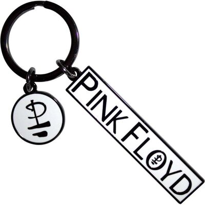 Pink Floyd, Schlüsselanhänger, Division Bell Logo & Charm Plastic Key Chain Pink Floyd, Schlüsselanhänger, Division Bell Logo & Charm Plastic Key Chain