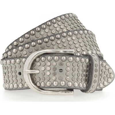 B.Belt, Damen, Gürtel, Riva Colour Leather Belt, Grau, (105) B.Belt, Damen, Gürtel, Riva Colour Leather Belt, Grau, (105)