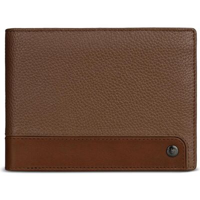 Bugatti Herren, Portemonnaie, Due Geldbörse RFID Schutz Leder 12.5 cm, Braun Bugatti Herren, Portemonnaie, Due Geldbörse RFID Schutz Leder 12.5 cm, Braun