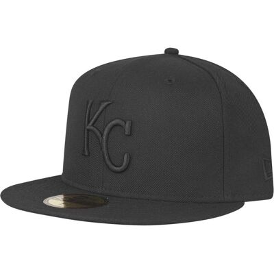 New Era, Herren, Cap, 59Fifty Cap - MLB BLACK Kansas City Royals - 7, Schwarz, (7) New Era, Herren, Cap, 59Fifty Cap - MLB BLACK Kansas City Royals - 7, Schwarz, (7)