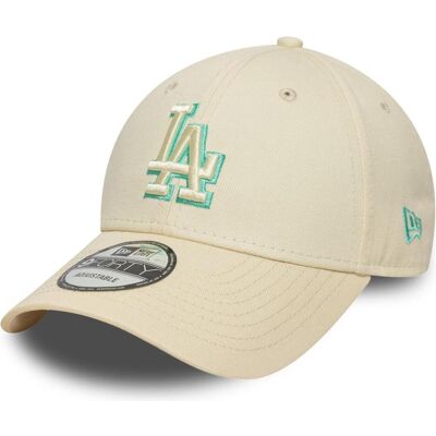 New Era, Herren, Cap, 9Forty Strapback Cap Outline Los Angeles Dodgers, Beige, (One Size) New Era, Herren, Cap, 9Forty Strapback Cap Outline Los Angeles Dodgers, Beige, (One Size)