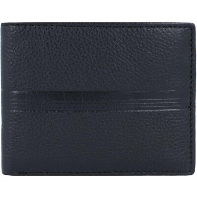 Fossil Herren, Portemonnaie, Roger Geldbörse Leder 11 cm, Schwarz Fossil Herren, Portemonnaie, Roger Geldbörse Leder 11 cm, Schwarz