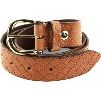 B.Belt, Damen, Gürtel, Liana Gold Belt, Braun B.Belt, Damen, Gürtel, Liana Gold Belt, Braun