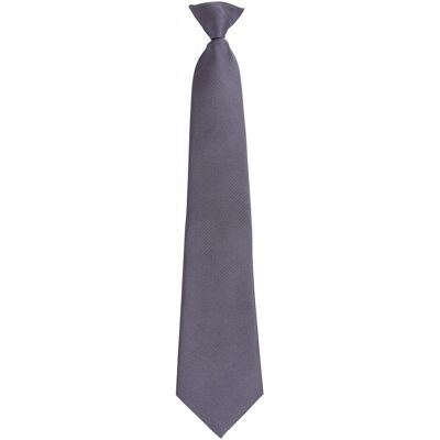 Premier, Krawatte + Fliege, Sicherheitskrawatte mit Clip, Grau Premier, Krawatte + Fliege, Sicherheitskrawatte mit Clip, Grau