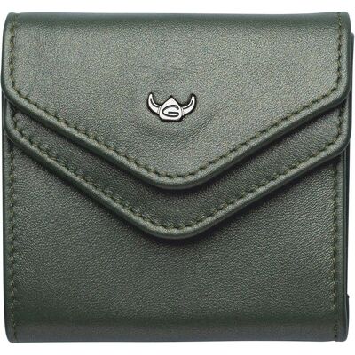 Golden Head, Damen, Portemonnaie, Valencia Geldbörse RFID Schutz Leder 7.5 cm, Grün Golden Head, Damen, Portemonnaie, Valencia Geldbörse RFID Schutz Leder 7.5 cm, Grün