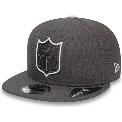 New Era, Herren, Cap, 9FIFTY NFL Official Logo Outline Snapback Cap, Grau, (M, S) New Era, Herren, Cap, 9FIFTY NFL Official Logo Outline Snapback Cap, Grau, (M, S)