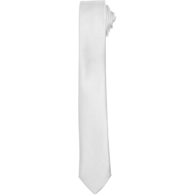 Premier, Krawatte + Fliege, Schmale Krawatte, Silber Premier, Krawatte + Fliege, Schmale Krawatte, Silber