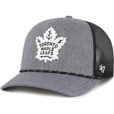 47 Brand, Herren, Cap, Mesh Snapback Trucker Cap Rope Toronto Maple Leafs, Grau, (One Size) 47 Brand, Herren, Cap, Mesh Snapback Trucker Cap Rope Toronto Maple Leafs, Grau, (One Size)