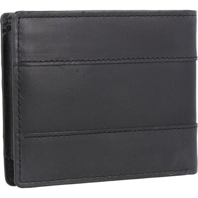 Fossil Herren, Portemonnaie, Everett Geldbörse Leder 11 cm, Schwarz Fossil Herren, Portemonnaie, Everett Geldbörse Leder 11 cm, Schwarz