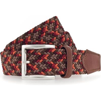 B.Belt, Herren, Gürtel, Luca Stretch Belt, Mehrfarbig, Braun B.Belt, Herren, Gürtel, Luca Stretch Belt, Mehrfarbig, Braun