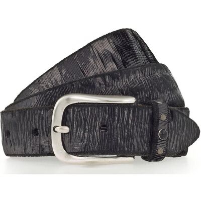 B.Belt, Damen, Gürtel, Lisa Silver 35mm Leather Belt, Schwarz, (95) B.Belt, Damen, Gürtel, Lisa Silver 35mm Leather Belt, Schwarz, (95)