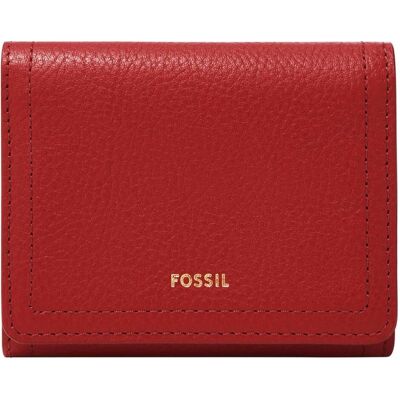 Fossil Damen, Portemonnaie, Logan Trifold, Rot Fossil Damen, Portemonnaie, Logan Trifold, Rot