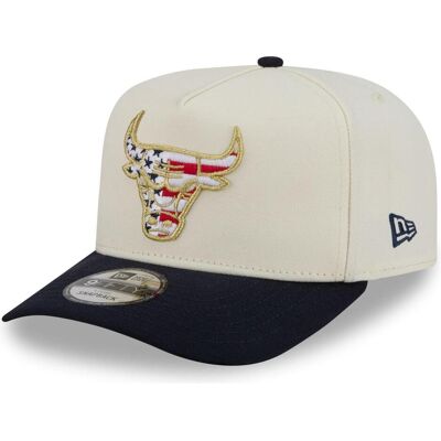 New Era, Herren, Cap, 9Fifty A-Frame Cap - America Chicago Bulls, Beige, (One Size) New Era, Herren, Cap, 9Fifty A-Frame Cap - America Chicago Bulls, Beige, (One Size)