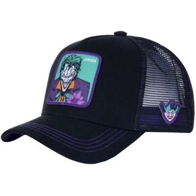 Capslab, Herren, Cap, DC Comics Joker Cap M CL-DC3-1-CAS-JKR2, Schwarz, (One Size) Capslab, Herren, Cap, DC Comics Joker Cap M CL-DC3-1-CAS-JKR2, Schwarz, (One Size)