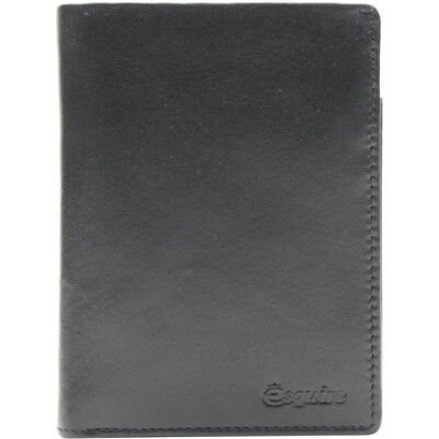Esquire, Unisex, Portemonnaie, New Silk Wallet High with Flap, Schwarz Esquire, Unisex, Portemonnaie, New Silk Wallet High with Flap, Schwarz