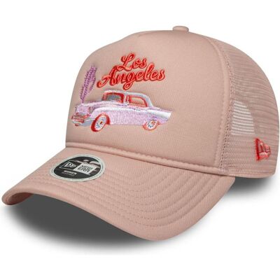 New Era, Damen, Cap, Damen A-Frame Trucker Cap Western Los Angeles Rosa, Rosa New Era, Damen, Cap, Damen A-Frame Trucker Cap Western Los Angeles Rosa, Rosa