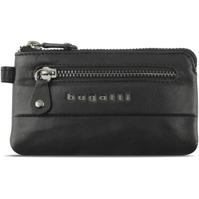 Bugatti Herren, Portemonnaie, Nome Schlüsseletui Leder 12 cm, Schwarz Bugatti Herren, Portemonnaie, Nome Schlüsseletui Leder 12 cm, Schwarz