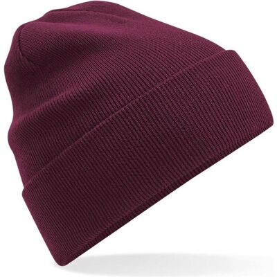 Beechfield, Unisex, Mütze, Organic Cotton Original Cuffed Beanie, Rot, (One Size) Beechfield, Unisex, Mütze, Organic Cotton Original Cuffed Beanie, Rot, (One Size)