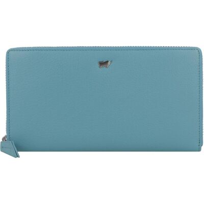 Braun Büffel, Damen, Portemonnaie, Joy Geldbörse RFID Schutz Leder 19 cm, Türkis Braun Büffel, Damen, Portemonnaie, Joy Geldbörse RFID Schutz Leder 19 cm, Türkis