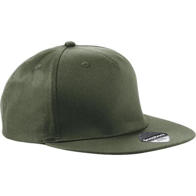 Beechfield, Unisex, Cap, 5 Panel Snapback Rapper Cap, Grün, (One Size) Beechfield, Unisex, Cap, 5 Panel Snapback Rapper Cap, Grün, (One Size)
