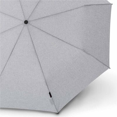 Knirps, Unisex, Regenschirm, Taschenshirm C.041 CHROM MANUAL, Grau Knirps, Unisex, Regenschirm, Taschenshirm C.041 CHROM MANUAL, Grau