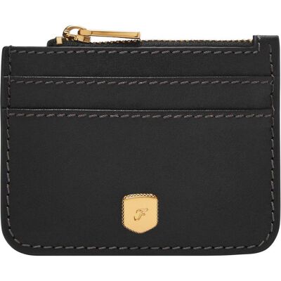 Fossil Damen, Portemonnaie, Lennox Zip Card Case, Schwarz Fossil Damen, Portemonnaie, Lennox Zip Card Case, Schwarz