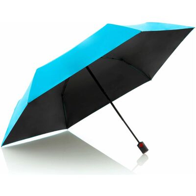Knirps, Unisex, Regenschirm, U.200 mit UV-Schutz, Schwarz, Türkis Knirps, Unisex, Regenschirm, U.200 mit UV-Schutz, Schwarz, Türkis