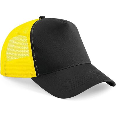 Beechfield, Unisex, Cap, Snapback Trucker, Mehrfarbig, Gelb, Schwarz, (One Size) Beechfield, Unisex, Cap, Snapback Trucker, Mehrfarbig, Gelb, Schwarz, (One Size)