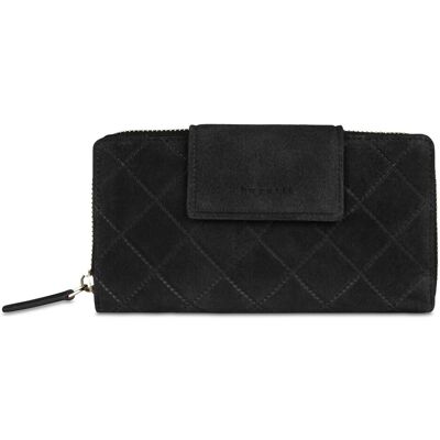 Bugatti Damen, Portemonnaie, Fabia Ladies Long Zip Wallet, Schwarz Bugatti Damen, Portemonnaie, Fabia Ladies Long Zip Wallet, Schwarz