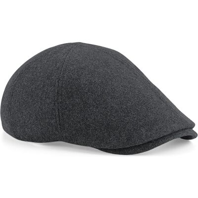 Beechfield, Unisex, Cap, Melton Wool Ivy Cap, Grau Beechfield, Unisex, Cap, Melton Wool Ivy Cap, Grau