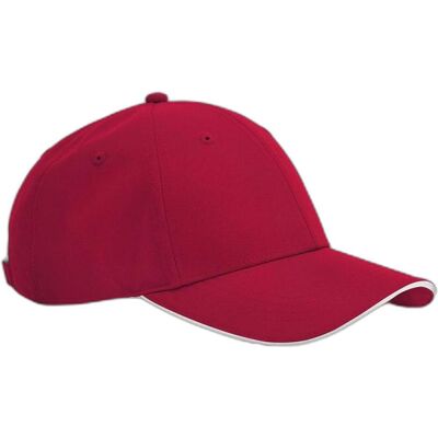 Beechfield, Unisex, Cap, Team Sports-Tech Cap, Mehrfarbig, Weiss, Rot, (One Size) Beechfield, Unisex, Cap, Team Sports-Tech Cap, Mehrfarbig, Weiss, Rot, (One Size)
