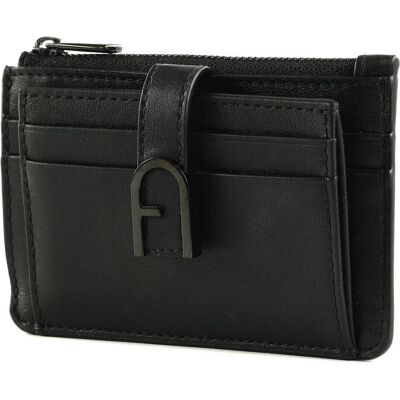 Furla, Damen, Portemonnaie, Flow Card Case, Schwarz Furla, Damen, Portemonnaie, Flow Card Case, Schwarz