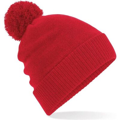 Beechfield, Herren, Mütze, Thermal Snowstar Beanie, Rot, (One Size) Beechfield, Herren, Mütze, Thermal Snowstar Beanie, Rot, (One Size)
