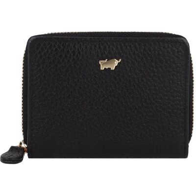 Braun Büffel, Damen, Portemonnaie, Asti Geldbörse Leder 10 cm, Schwarz Braun Büffel, Damen, Portemonnaie, Asti Geldbörse Leder 10 cm, Schwarz