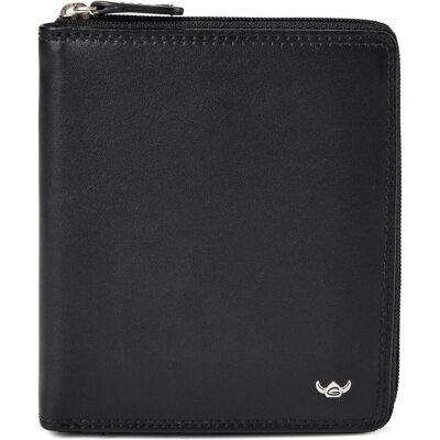 Golden Head, Herren, Portemonnaie, Polo Geldbörse RFID Leder 10,5 cm, Schwarz Golden Head, Herren, Portemonnaie, Polo Geldbörse RFID Leder 10,5 cm, Schwarz