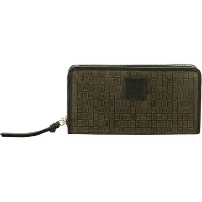 FredsBruder, Damen, Portemonnaie, Weave Harmony Zip Wallet, Grün FredsBruder, Damen, Portemonnaie, Weave Harmony Zip Wallet, Grün