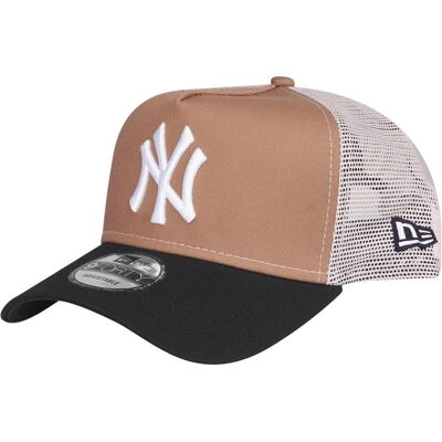 New Era, Herren, Cap, 9Forty Snapback Trucker Cap - New York Yankees Khaki, Braun New Era, Herren, Cap, 9Forty Snapback Trucker Cap - New York Yankees Khaki, Braun
