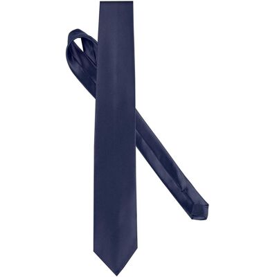 Kariban, Krawatte + Fliege, Satinée, Blau Kariban, Krawatte + Fliege, Satinée, Blau