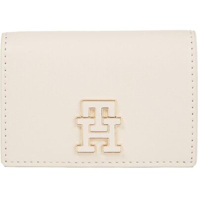 Tommy Hilfiger Damen, Portemonnaie, Brieftasche Monogram - Cremeweiss, Beige, Weiss Tommy Hilfiger Damen, Portemonnaie, Brieftasche Monogram - Cremeweiss, Beige, Weiss