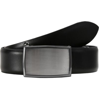 Bugatti Herren, Gürtel, Domed Leatherbelt With Automatic Buckle, Schwarz, (80) Bugatti Herren, Gürtel, Domed Leatherbelt With Automatic Buckle, Schwarz, (80)
