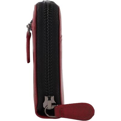 Greenburry, Damen, Portemonnaie, Destressed Geldbörse RFID Schutz Leder 19 cm, Rot Greenburry, Damen, Portemonnaie, Destressed Geldbörse RFID Schutz Leder 19 cm, Rot